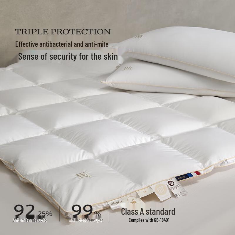Mercury Home Textiles 90% White Duck Down Duvet
