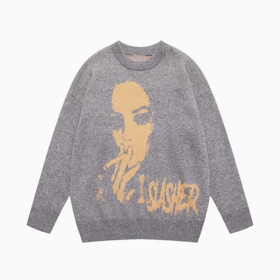 Women's Versatile Round Neck Knit Sweater - Loose Fit, Autumn/Winter 2026 Collection