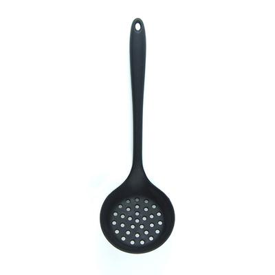 Silicone Slotted Skimmer Spatula Lightweight Slotted Spoon Skimmer Spoon Strainer Ladle with Long