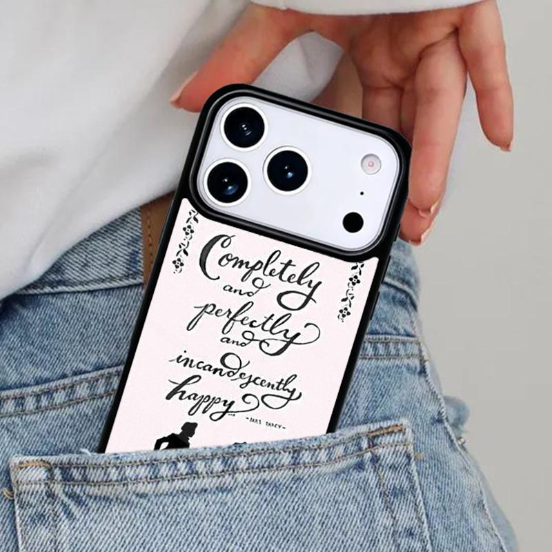 Pride And Prejudice Jane Austen Phone Case for iPhone 17ProMax 12 13 14 15 16e 17 Pro Max Plus Air Cover