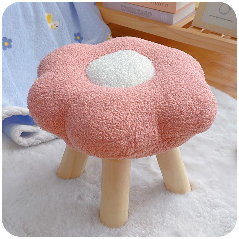 Cloud-Shaped Cute Flower Stool for Living Room or Kids' Bedroom