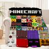 Game M-Mine-Cute C-craft Funny Fashion Blanket Plush Nap Sofa Rug for Living Room Office Bedroom Birthday Home Travel Kid Gifts