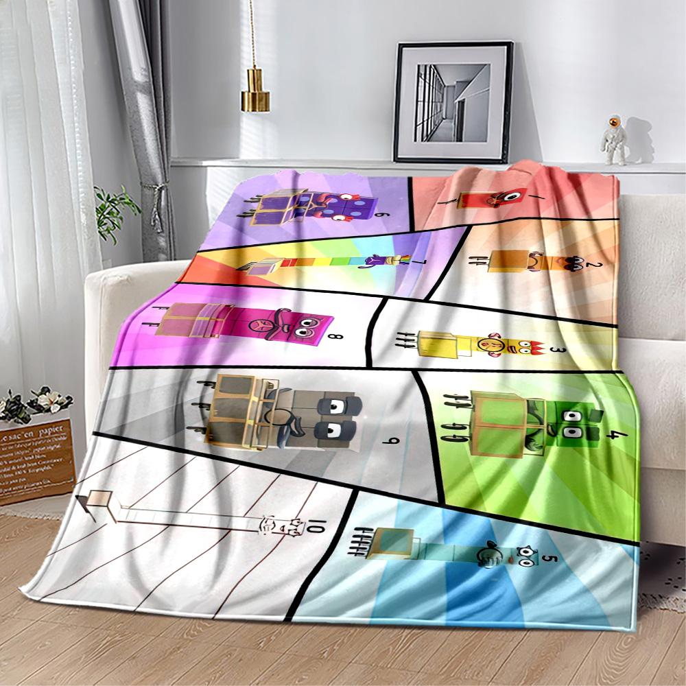 Numberblocks Blanket Soft & Cozy Perfect for Bed Office Chair Office for All Occasions Warmthful Decor Suitable for Gifting Relatives and Friends