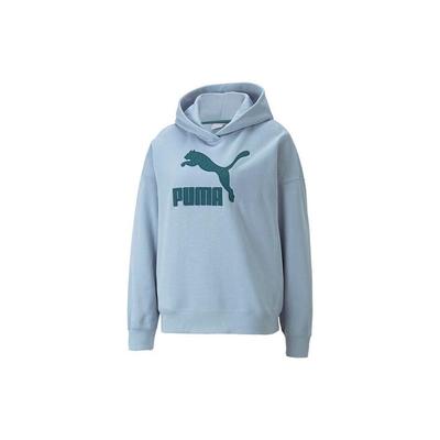 Logo Hooded Casual Sweatshirt Women Sweatshirt Blue 539278-79