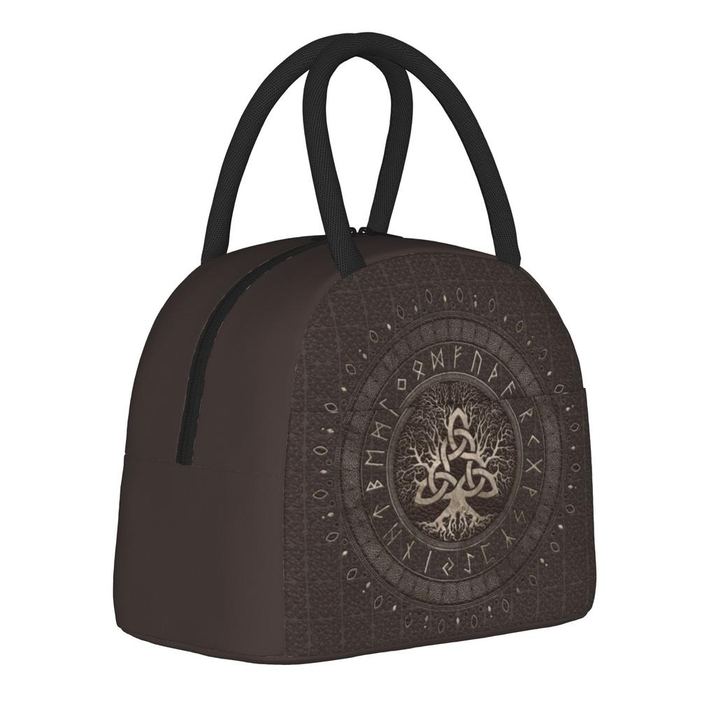 Tree of Life Insulated Lunch Bags Thermal Bag Reusable,Lunch Container Ragnar Lagertha Large Tote Lunch Box Food Handbags