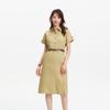 Semir Women's Summer Cotton Shirt Midi Utility Dress