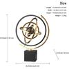 Modern Globe Sculpture - Stainless Steel Multi-Dimensional Home Office Decor, Perfect Gift for Art Lovers (S)