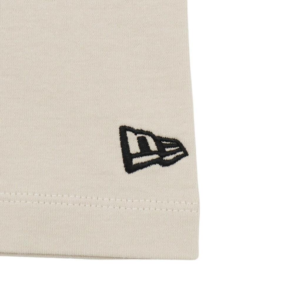 New Era Unisex Short Sleeve Cotton Circle Regular Size L T-Shirt, OOTTF, Fit, STO, Stone,