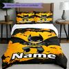 3pcs Duvet Cover Set (1*Duvet Cover + 2*Pillowcase, Without Core), Custom Name Batman Pattern Bedding Set, Home Bedroom Decor Gift