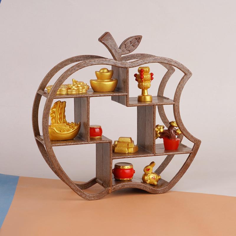 

Мини антикварная полка украшения кукольный домик имитация стенд полка для хранения модель кукольная мебель микро сценка декор реквизит кофейный