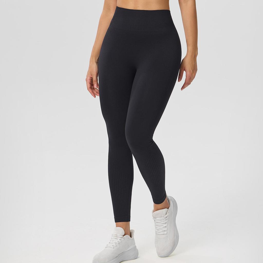 Plus Size High-Waisted Butt-Lifting Women's Yoga Pants - Tight-Fit, Naked Feeling, High Stretch