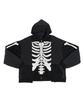 Schism Inducing Fr Zip Up Hoodie Black