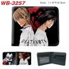 Death Note Geldbörse Anime Vollfarbdruck Kurz Faltbar Kartenhalter Unisex Münzbörse 1 Stück