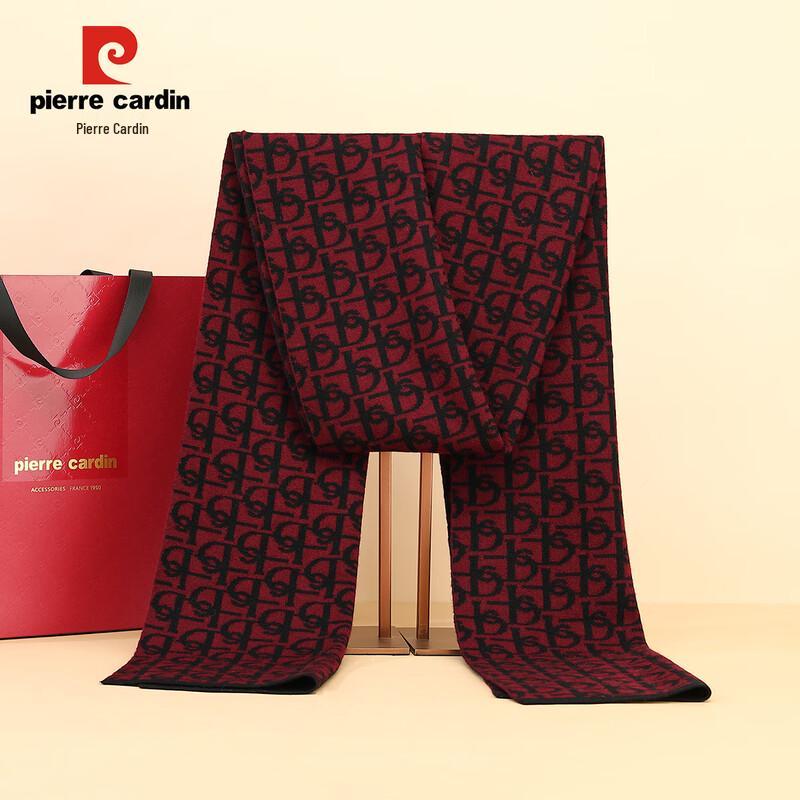 Pierre Cardin Men's Pure Wool Scarf