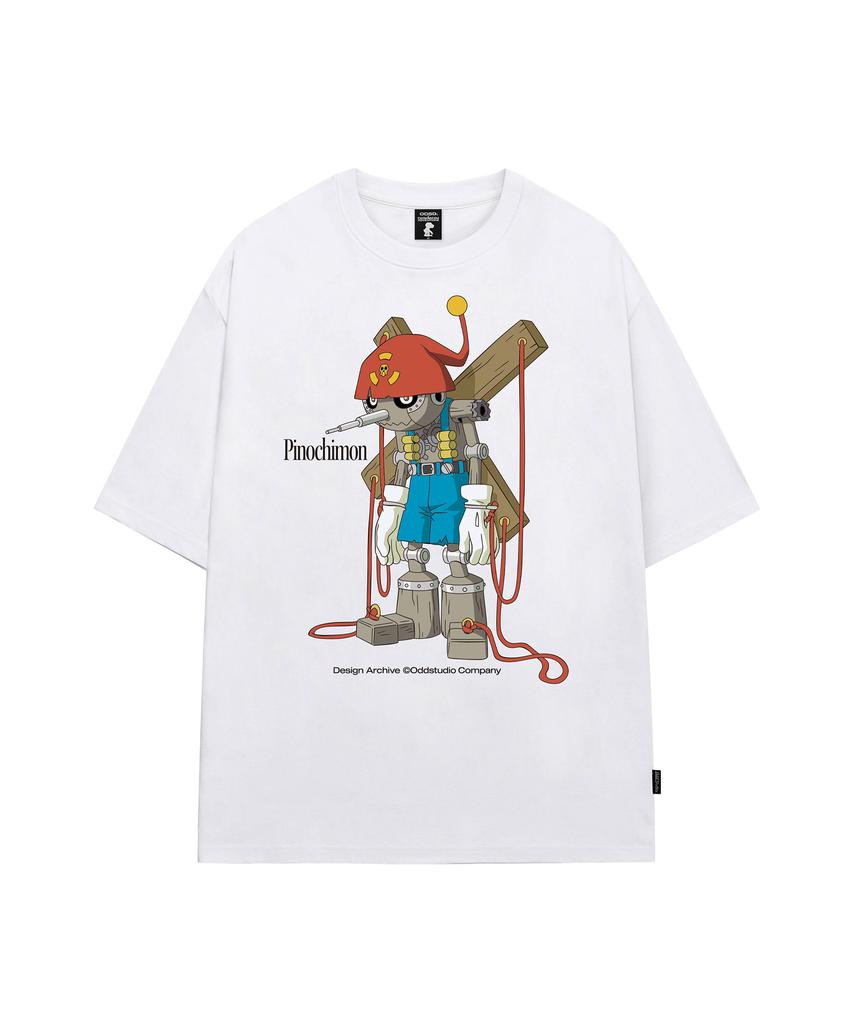 ODDSTUDIO [Digimon Adventure] Pinochimon Overfit T-Shirt - 2 Colors