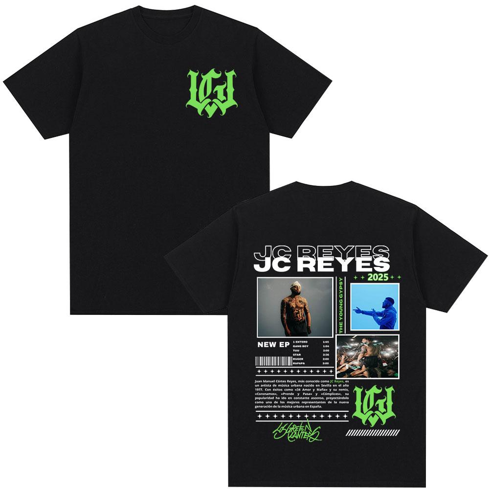 

Rapper Jc Reyes Tour 2025 Graphic T Shirts Men Women Clothing Fashion T-shirts Cotton Casual Oversized Short Sleeve Tee Shirts 3XL