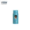Tyeso 150ml Pocket Insulated Water Bottle Stainless Steel Compact Slim Design High Aesthetic Appeal Cute Perfect for Work Office with Coffee Sticker