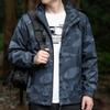Jacke Jacke Herren Frühling und Herbst Locker Große Größe Winddicht Wasserdicht Kapuzen-Trenchcoat Herren