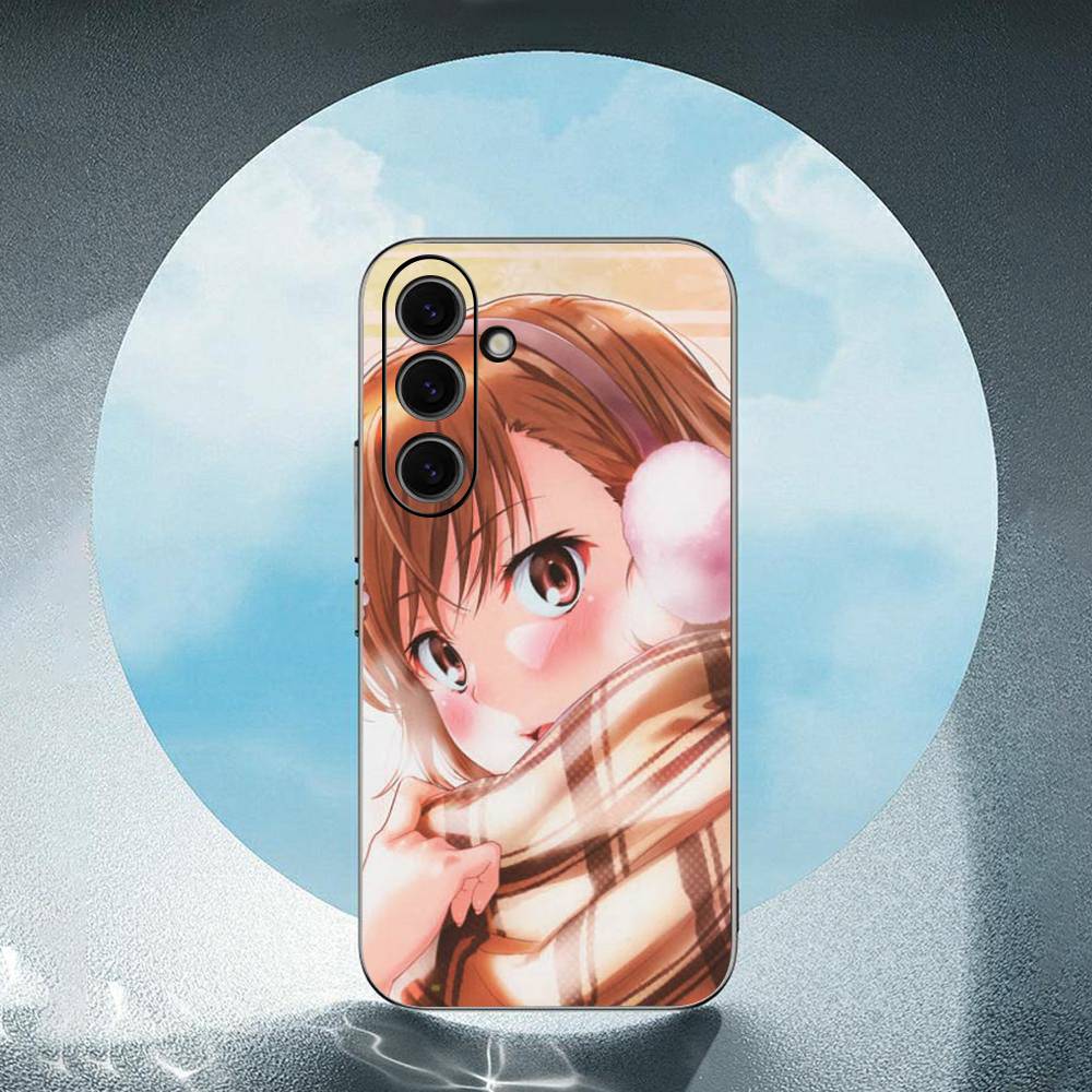 

Toaru Kagaku No Railgun Luxury Black Phone Case For Samsung Galaxy S23 S24 S25 Ultra S22 Plus S21 SamsungS21lite