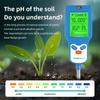 6 In 1 Multiple Parameters Soil Tester for Accurate Measurement of , Temperature, Humidity, Light, and Moisture In Garden Setting