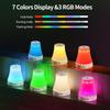Rechargeable Desk Lamp Adjustable Height Gesture Sensor RGB Smart Light Battery Powered Table Lamp For Bedroom Restaurant Shower