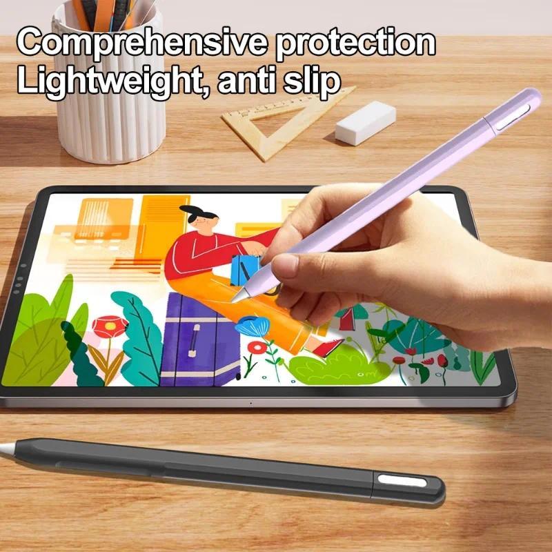 Pencil Case for Apple Pencil Pro Color Matching Soft Silicone Ultra Thin Protective Cover for IPad Pencil Pro Pencil 2