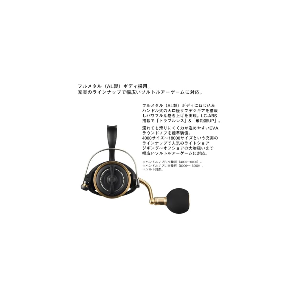 Daiwa 23BG SW 4000D-CXH Spinning Reel Fishing Gear Lightweight Durable Design