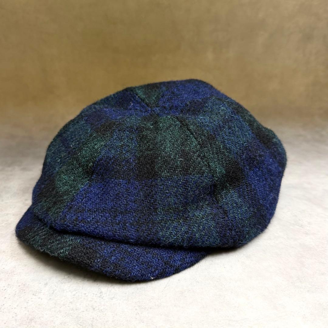 Used [Good Condition] BEAMS Harris Tweed Casquette Hunting