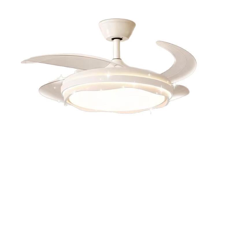Meng Pao 48-inch Flower Invisible Ceiling Fan Light with Remote