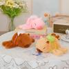 Cute cute capybara popping circle plush toy doll little fox doll bracelet children's soothing doll