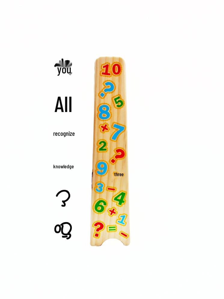 Colorful MY04 Wooden Abacus Toy for Baby and Toddler Early Education: Multifunctional Learning Toy