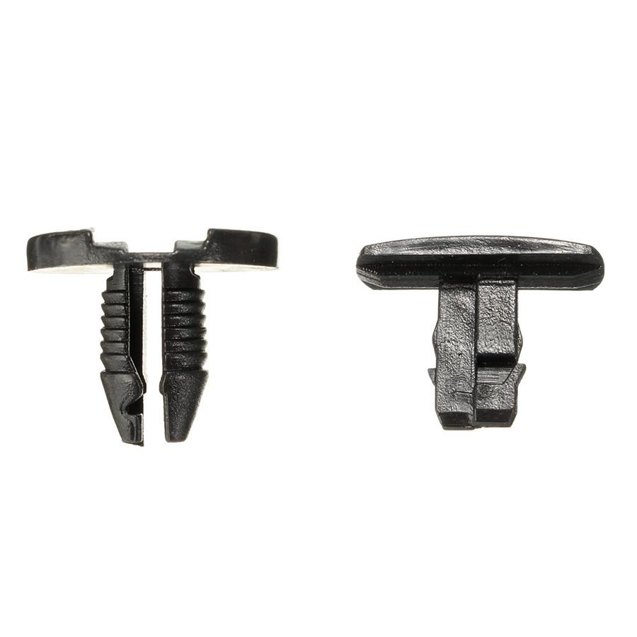 New 50 Pcs Black Plastic Car SUV Fastener Clips Guard Trim Liner For Peugeot 207 307