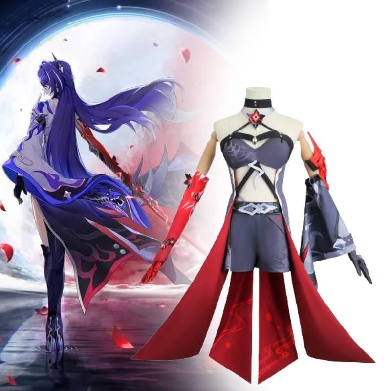 Vibrant Yellow And Red Cosplay Costume For Game Enthusiasts With Wig