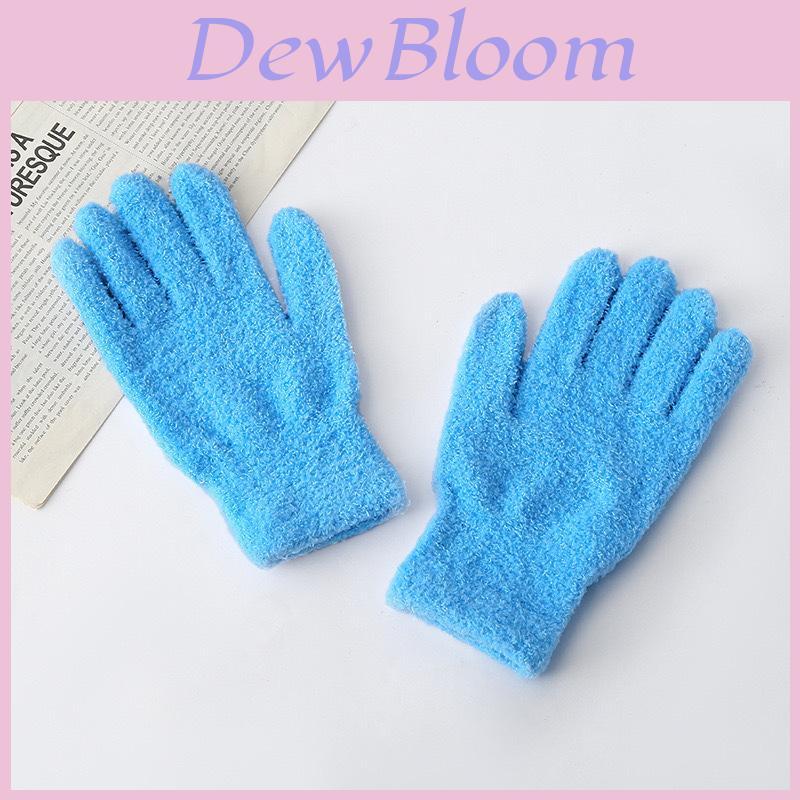 Simple Solid Color Adult And Children Winter Warm And Windproof Plush Gloves For Winter Outdoor Activities