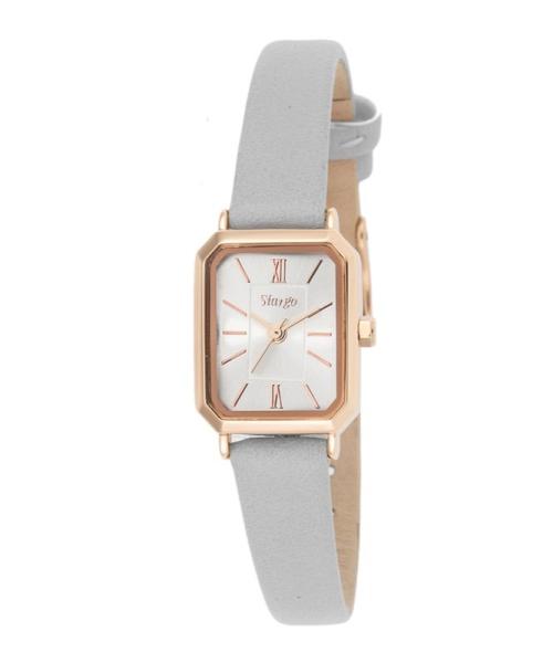 [SIARGO] SIARGO Sage Collection Women s Square Leather Wrist Watch SG-001-RG none