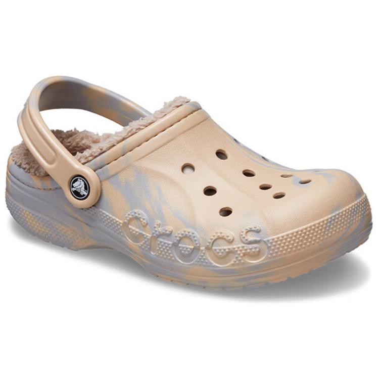 Crocs Fashionable Round Toe Clogs Unisex Footwear Brown 208333-2ZM