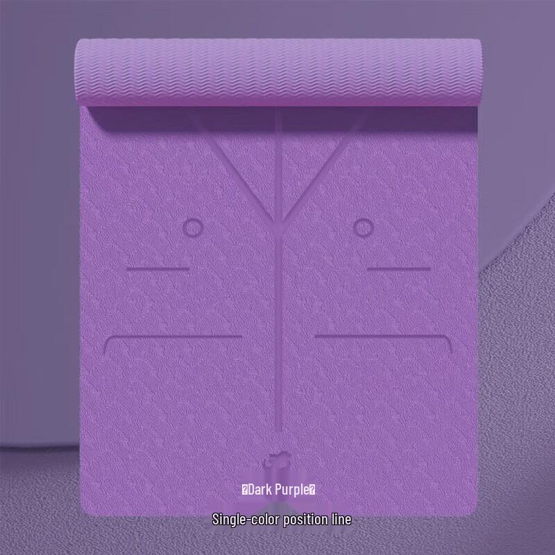 WEZHO Non-slip Yoga Mat with Alignment Lines