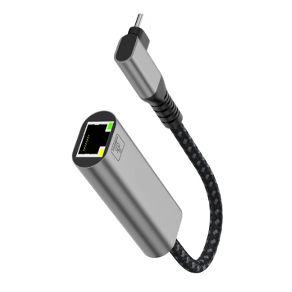 USB C to Gigabit Ethernet Networking Adapter Dongle USB Networking Adapter 90 Degree Angle USB C Fast Ethernet Adapter