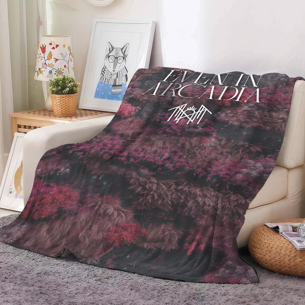 

Band S-Sleep T-Tokens Blanket Warm And Soft Suitable For Bedroom Living Room Sofa Bed Office Travel Camping 50x60in