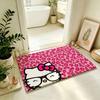Cute K-hello-H-KittyS Kawaii Carpet Bathroom Anti-slip Mat Door Mat Home Decoration Mat Entrance Door Mat Scratch-resistant