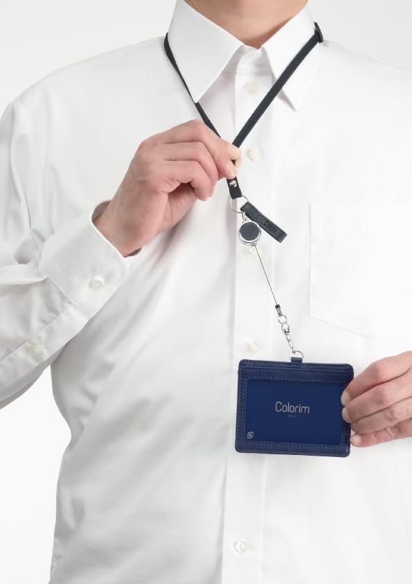 PILOT Colorim ID Card Case with IC Card Cloud Employee ID Pilot Neck-worn Separator, Blue, CRID21CL, Case,