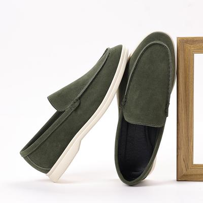 Summer Fashion Blue Loafers Breathable Casual Shoes Men's Foreign Trade Large Size Driving Men's Shoes Lightweight Foot Shoes 48