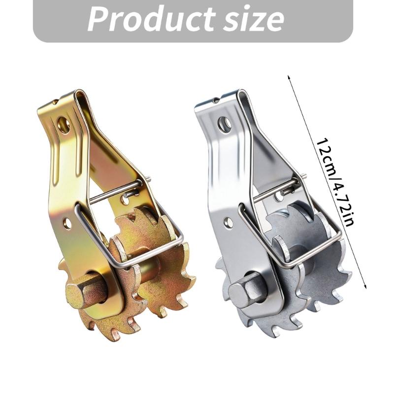 Manual Wire Tightener Gear Tensioner with Steel Body for Fence Line Repair, Wire Securing and Daily Maintenance Use