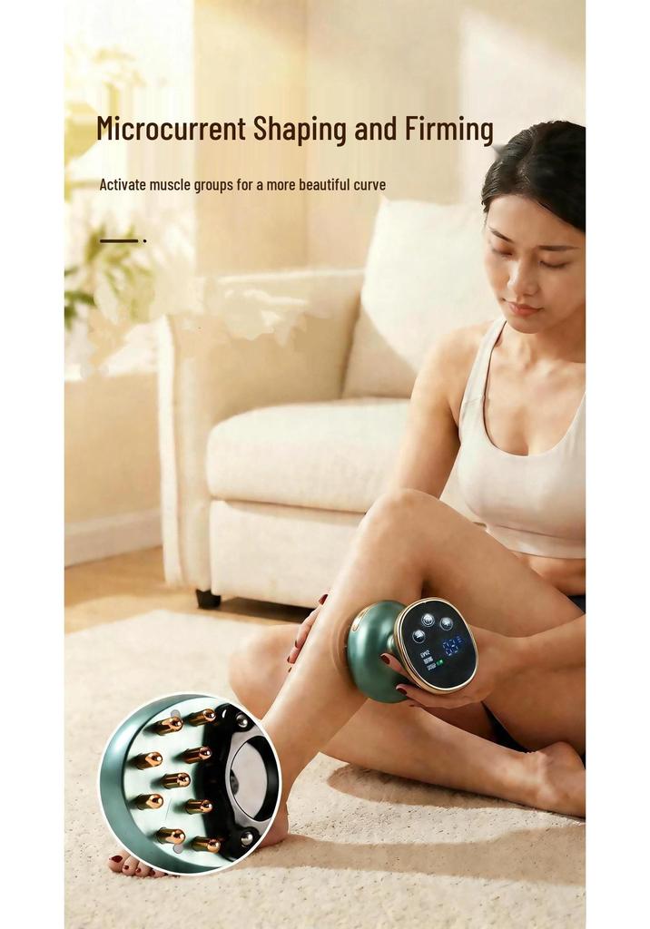 35-Speed EMS Microcurrent Full Body Gua Sha & Cupping Massager
