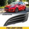 For 2014-2019 Ford Fiesta Front Left Driver Side LH Bumper Fog Light Cover Black