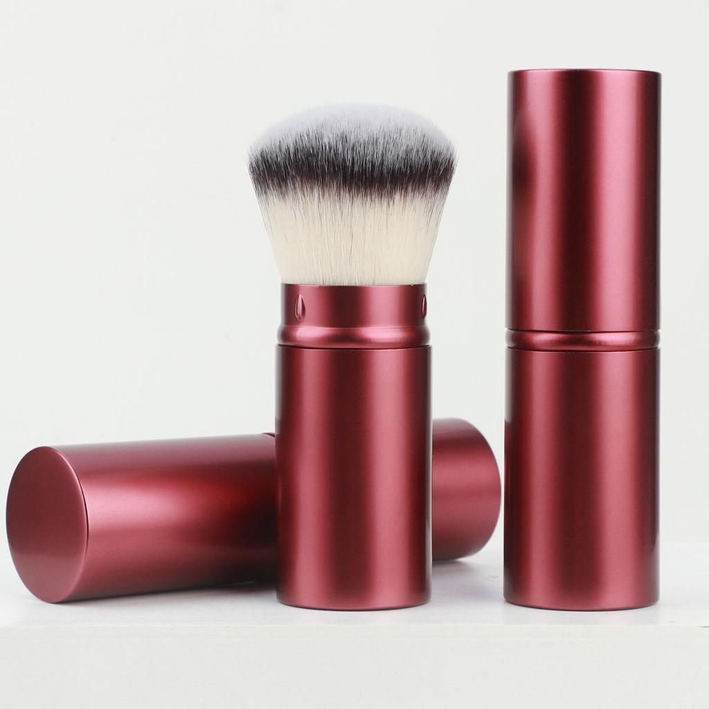 New Portable Retractable Makeup Brush - Multifunctional Blush & Powder Tool