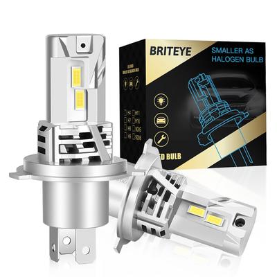 Briteye H4 LED Headlight New Standard Vehicle Inspection Compatible LED Bulb 6500K White Introducing the First 32 LED Chips High Brightness LED Light