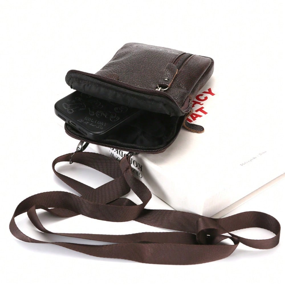 New Mobile Phone Fanny Pack Outdoor Shoulder Messenger Bag Hand-held Passport Document Fashion Bag