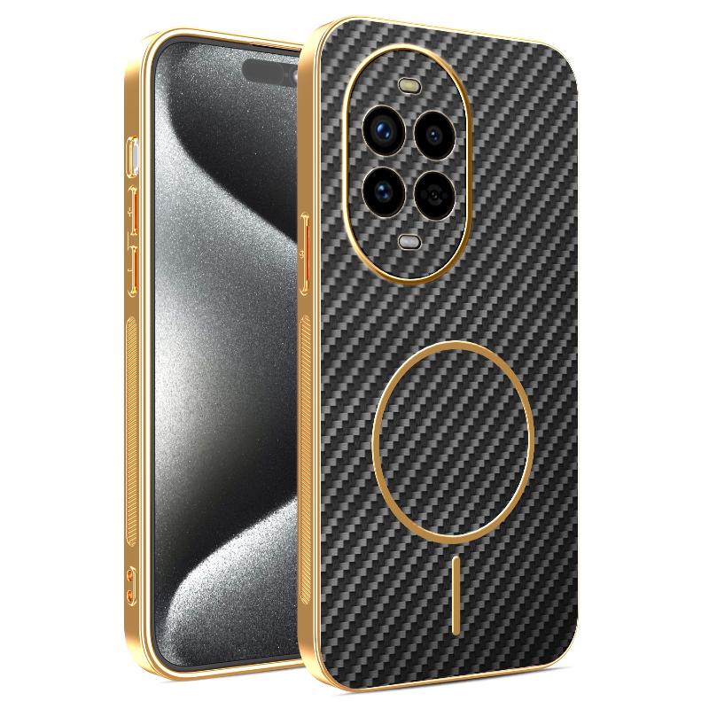 Case For Huawei Nova 13 Pro Nova12 New Electroplating Kevlar Magnetic Frosted Cover For Huawei Nova 13Pro Shockproof Funda