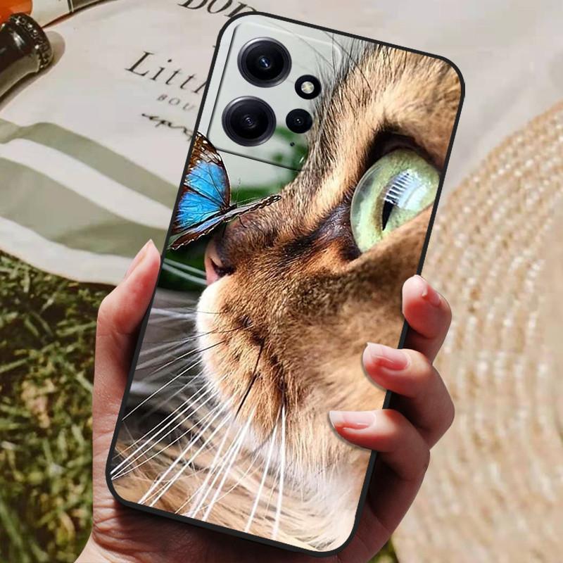 Pro Redmi Note 12 4G Pouzdro Silikonový Zadní Kryt Pouzdro na Telefon pro Xiaomi Redmi Note12 4G Pouzdra Redmi Note 12 4G 2023 Měkký Nárazník Coque